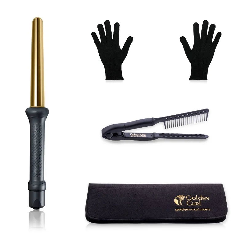 Golden Curl Pro Curling Kit