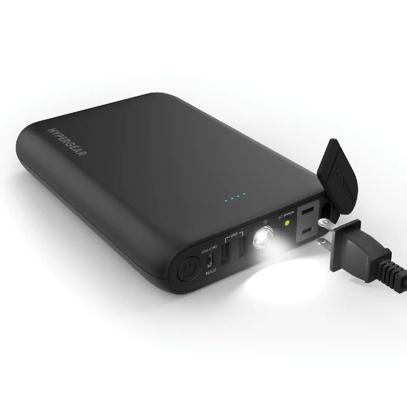 Power Brick 24000mAh AC Laptop Power Bank | Black